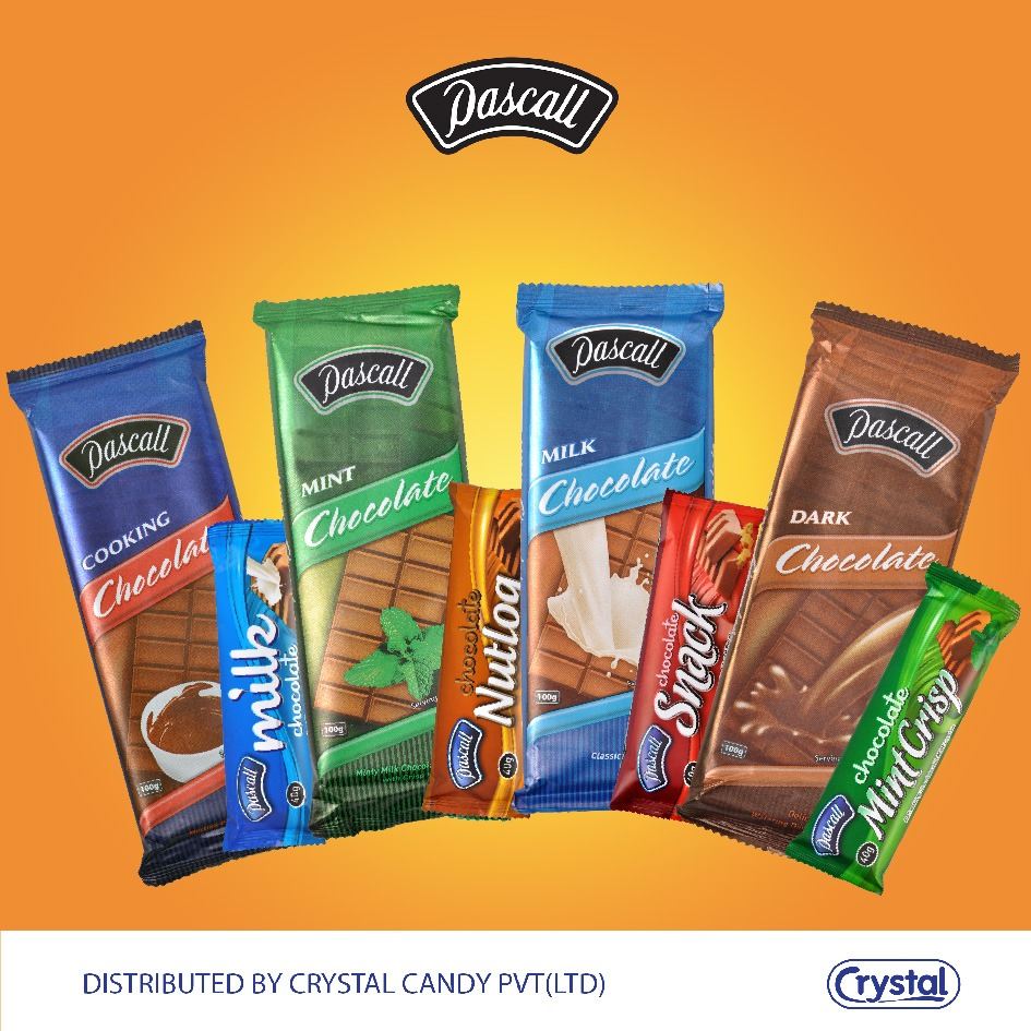 The Pascall range of chocolate slabs